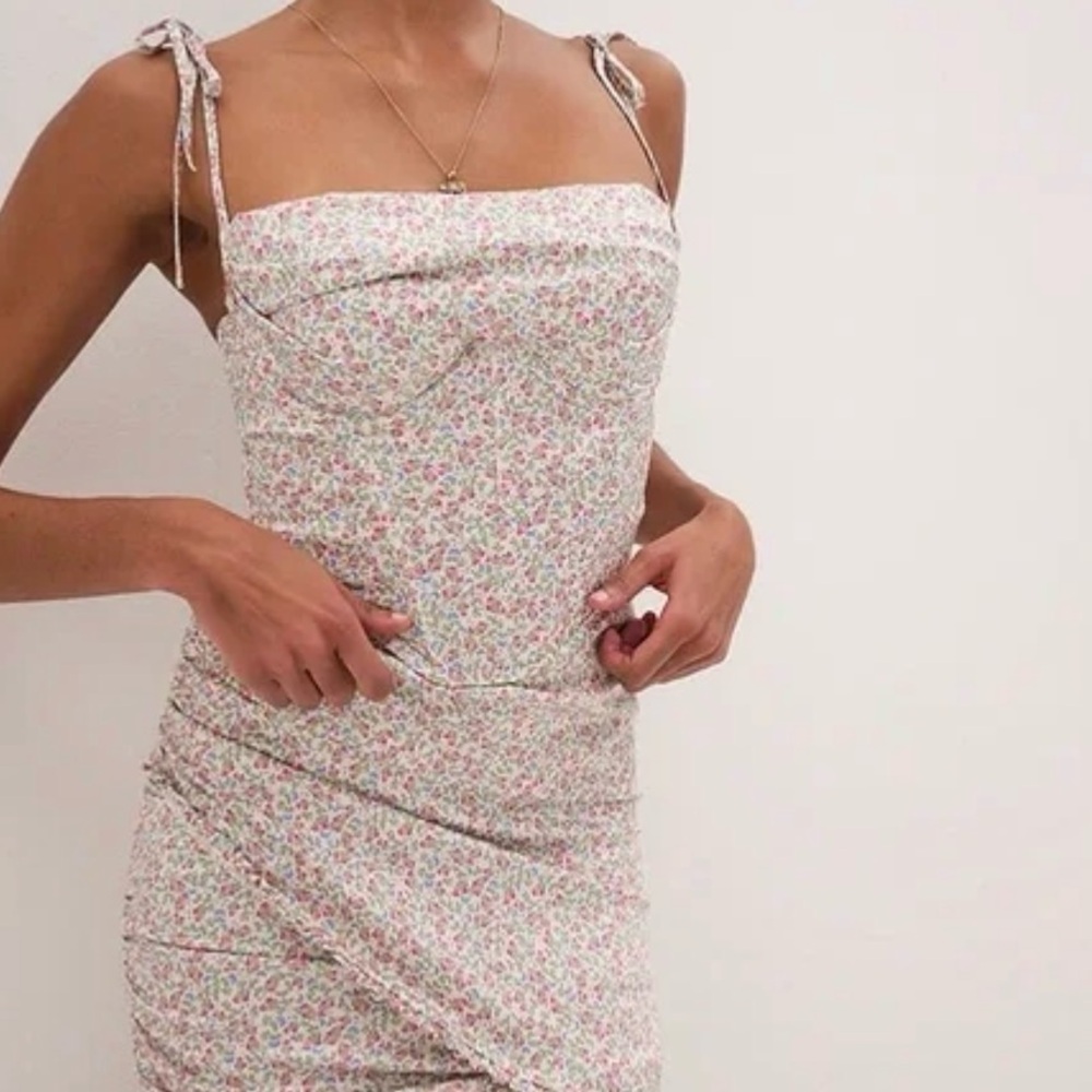 For Love & Lemons Baby Butterflies Slip Dress